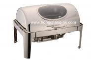 723L Oblong Roll Top Chafing Dish W/ Show Window