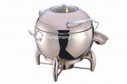 10-11L Hydraulic Induction Soup Station W/ Glass Lid